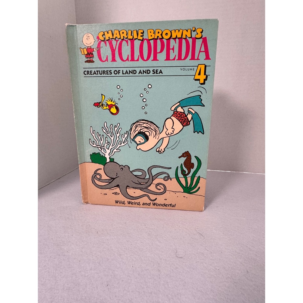 Charlie Brown's‎ Cyclopedia Vol 4 Creatures of Land and Sea Peanuts Hardcover